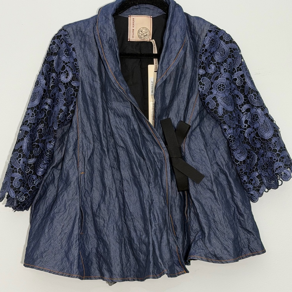 Antonio Marras Lace Sleeve Jacket